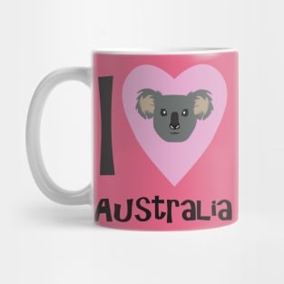 I Love Australia Mug